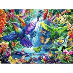 Puzzle 1000 pièces : Tropical Colibris - Trefl