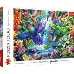 Puzzle 1000 pièces : Tropical Colibris - Trefl