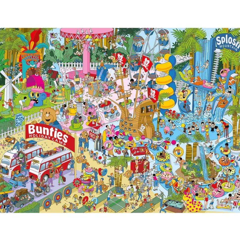 Puzzle 1000 pièces : Troubles au Paradis - Gibsons