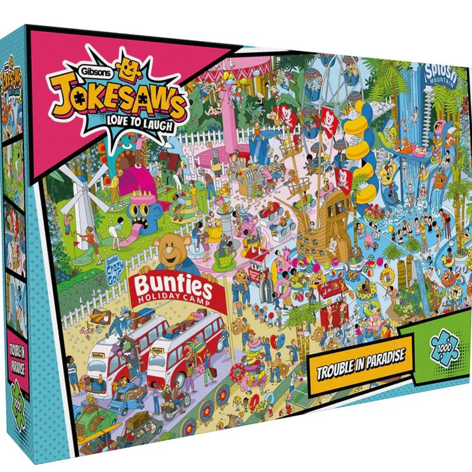Puzzle 1000 pièces : Troubles au Paradis - Gibsons