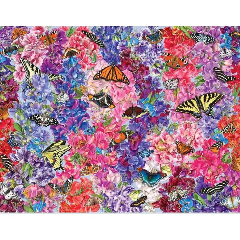 Puzzle 1000 pièces : Troy Litten Papillons Dans - Galison