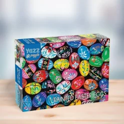 Puzzle 1000 pièces : Œufs de Pâques Peints - Yazz puzzle