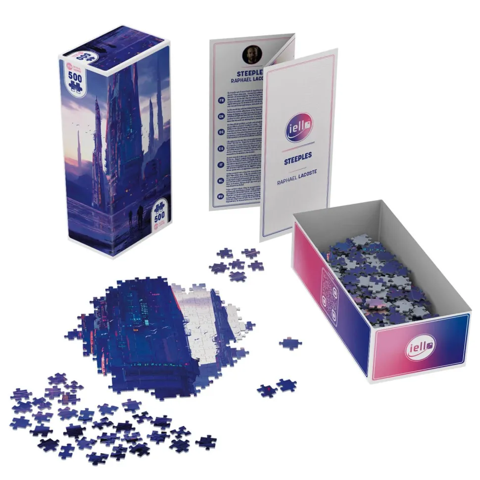 Puzzle 500 pièces : Universe : Steeples - Iello