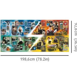 Puzzle 9000 pièces : Unlimited Fit Technology - Harry Potter : Les Maisons de Poudlard - Trefl