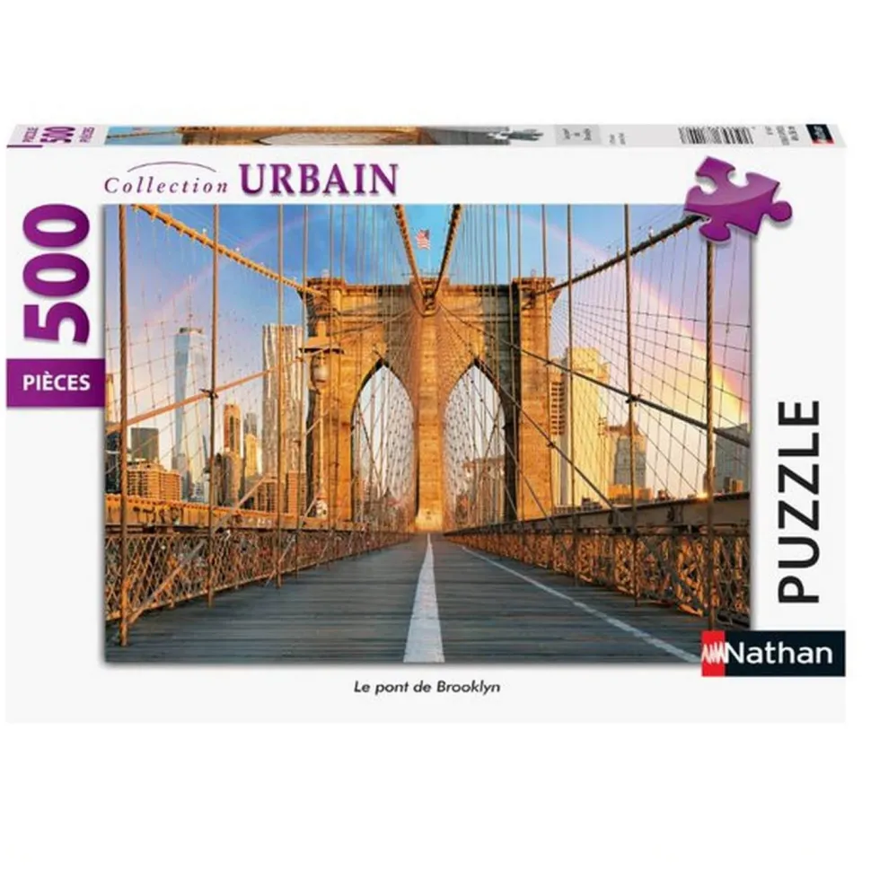 Puzzle 500 pièces - Urbain : Le pont de Brooklyn - Ravensburger