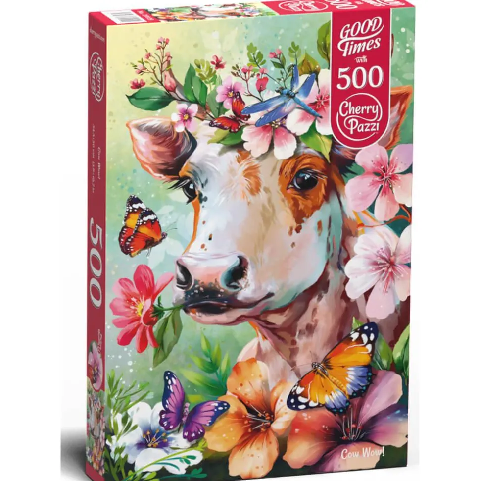 Puzzle 500 pièces : Vache Wow ! - CherryPazzi