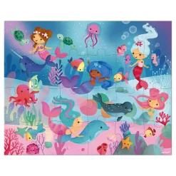 Puzzle 24 pièces : valisette : Les sirènes - Janod