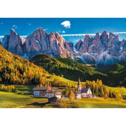 Puzzle 1500 pièces : Vallée du Val di Funes, Dolomites, Italie - Trefl