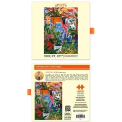 Puzzle 1000 pièces : Vases tropicaux - WerkShoppe
