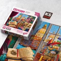 Puzzle 500 pièces : Venise Nature morte - Ks Games