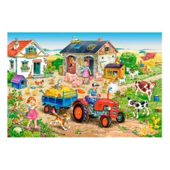 Puzzle 40 pièces : Vie à la ferme - Castorland