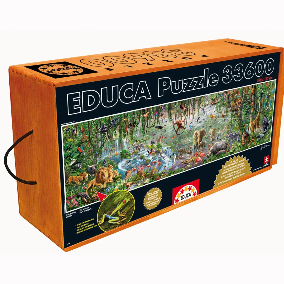 Puzzle 33600 pièces : Vie sauvage - Educa