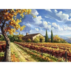 Puzzle 500 pièces : Vignoble - Dino