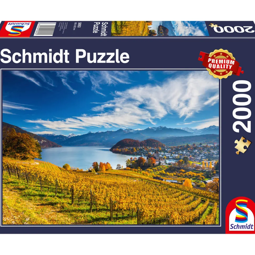 Puzzle 2000 pièces : Vignobles - Schmidt