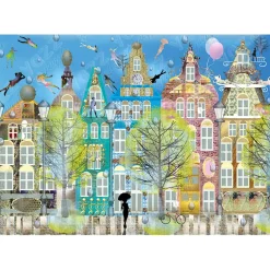 Puzzle 1000 pièces : Ville belge - Yazz puzzle
