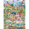 Puzzle 1000 pièces : ville joyeuse bon matin - Heye