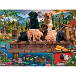 Puzzle 1000 pièces : Villégiature canine - Schmidt