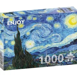 Puzzle 1000 pièces : Vincent Van Gogh : La nuit étoilée - EnjoyPuzzle