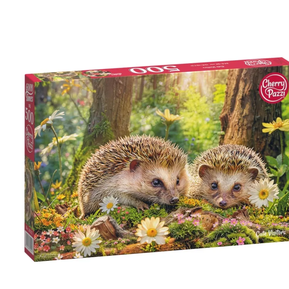Puzzle 500 pièces : Visiteurs mignons - CherryPazzi