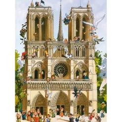 Puzzle 1000 Pièces : Vive Notre Dame - Heye