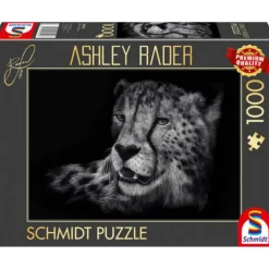 Puzzle 1000 pièces : Véloce – le guépard : sous le signe de la grâce - Ashley Rader - Schmidt
