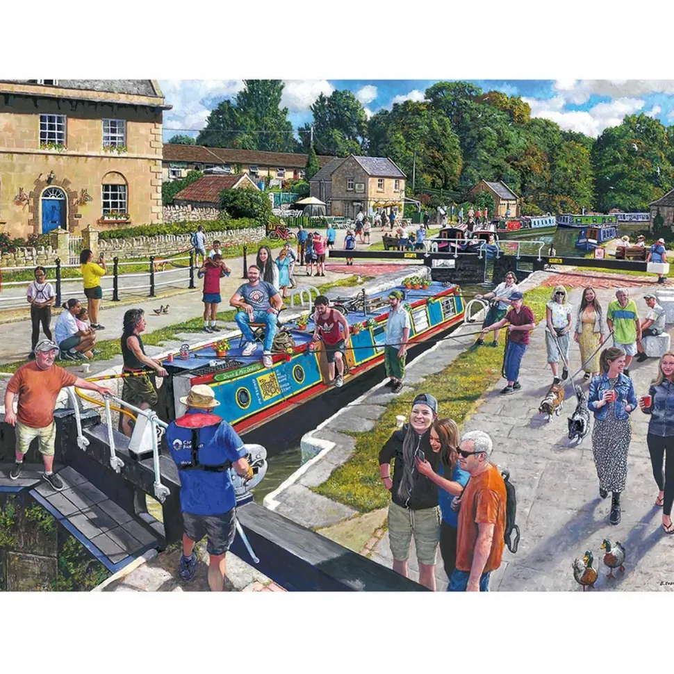 Puzzle 1000 pièces : Voies navigables du Wiltshire - Gibsons