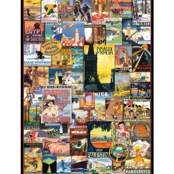 Puzzle 1000 pièces : Voyage autour du Monde - Eurographics