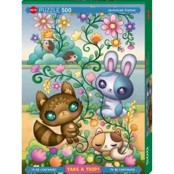 Puzzle 500 pièces : voyage avec j. ketner - Heye