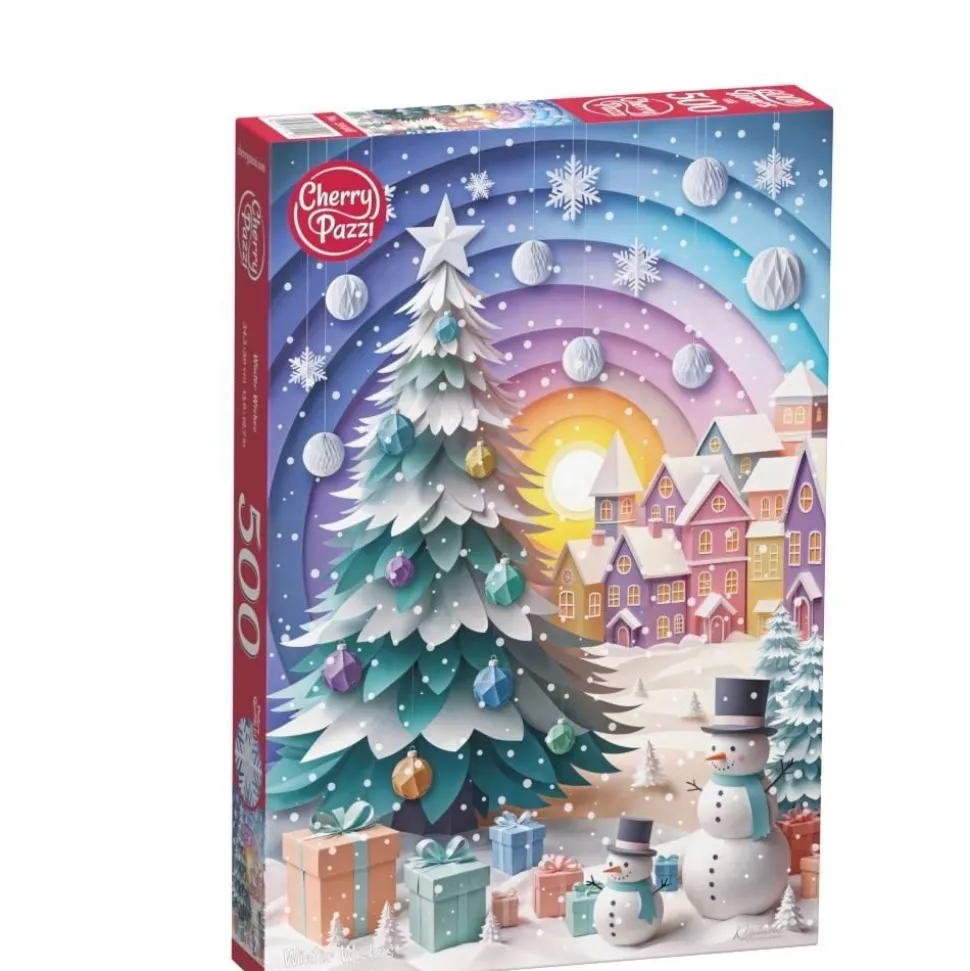 Puzzle 500 pièces : Vœux d'hiver - CherryPazzi