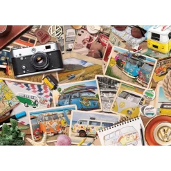 Puzzle 550 pièces : VW - Road Trips (boîte en étain) - Eurographics