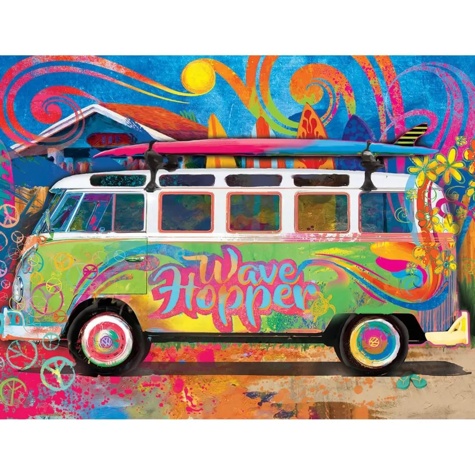 Puzzle 550 pièces : VW - Wave Hopper (boîte en étain) - Eurographics