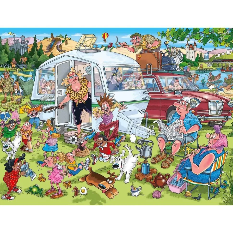 Puzzle 1000 pièces : Wasgij Destiny 29 - L'emplacement parfait ! - Jumbo