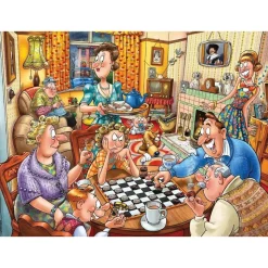 Puzzle 1000 pièces : Wasgij Destiny 25 - Soirée de jeux ! - Jumbo