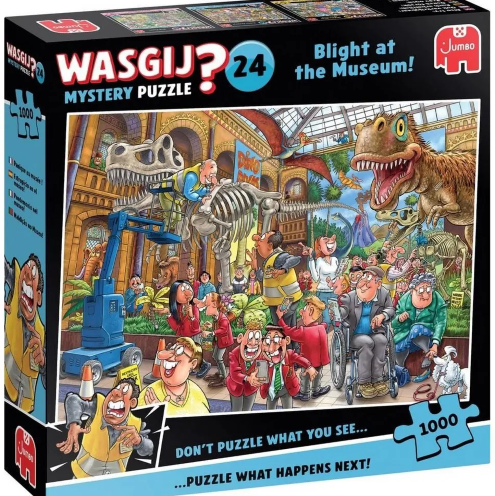 Puzzle 1000 pièces : Wasgij Mystery 24 - Panique au Musée ! - Jumbo