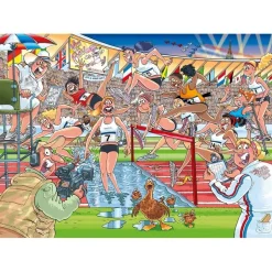 Puzzle 1000 pièces : Wasgij Original44 - Jeux d'été! - Jumbo