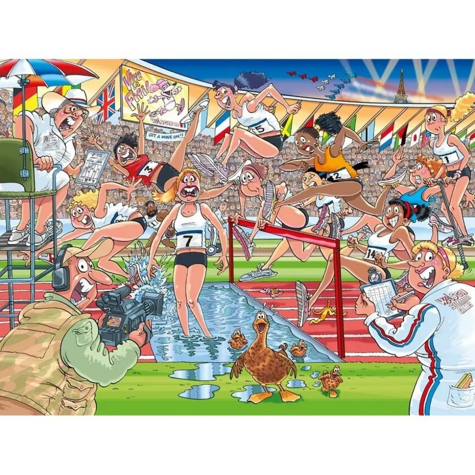 Puzzle 1000 pièces : Wasgij Original44 - Jeux d'été! - Jumbo