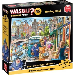 Puzzle 1000 pièces : Wasgij Original 45 - La journée du déménagement ! - Jumbo