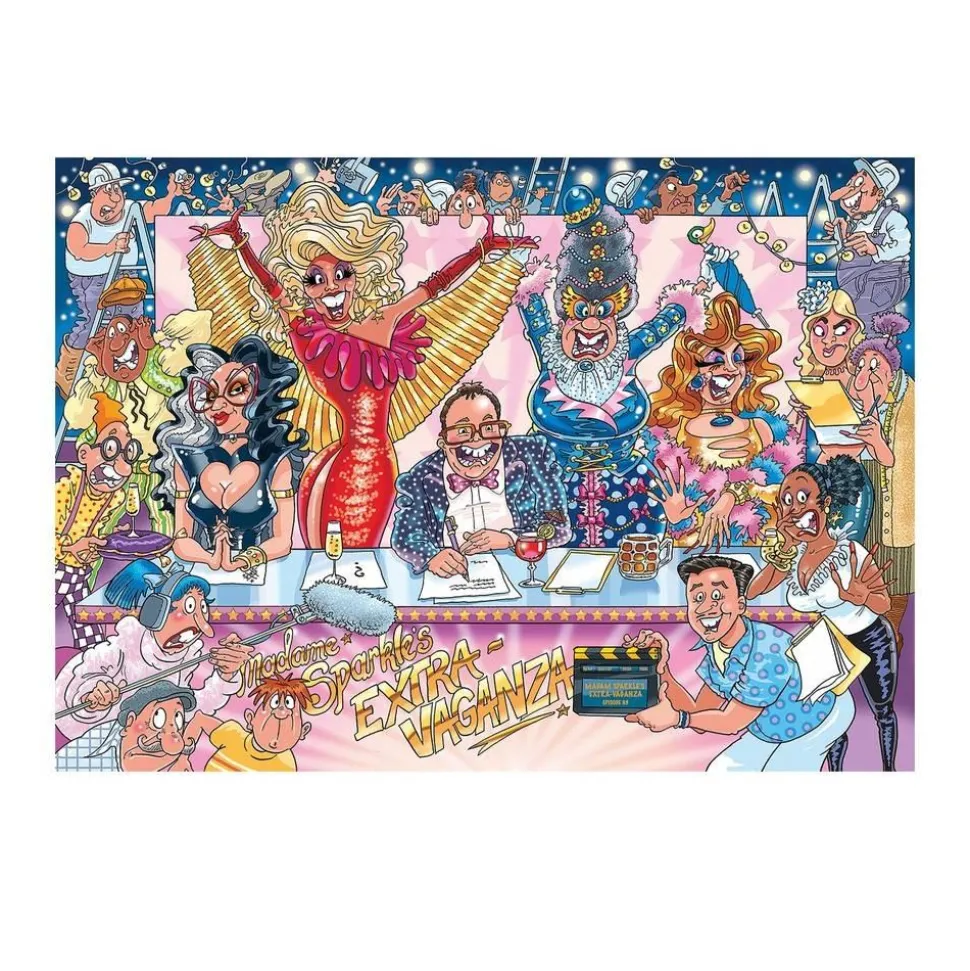 Puzzle 1000 pièces : Wasgij Original42 - Reines de beauté ! - Jumbo