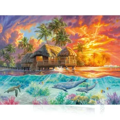 Puzzle 1000 pièces : Week-end au paradis - Ks Games