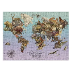 Puzzle 1500 pièces : Wendy Gold, Espèces menacées - Galison