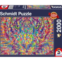 Puzzle 2000 pièces : Wild at heart : Tigre - Schmidt