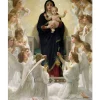 Puzzle 1000 pièces : William A. Bouguereau : Virgin with Angels - Eurographics