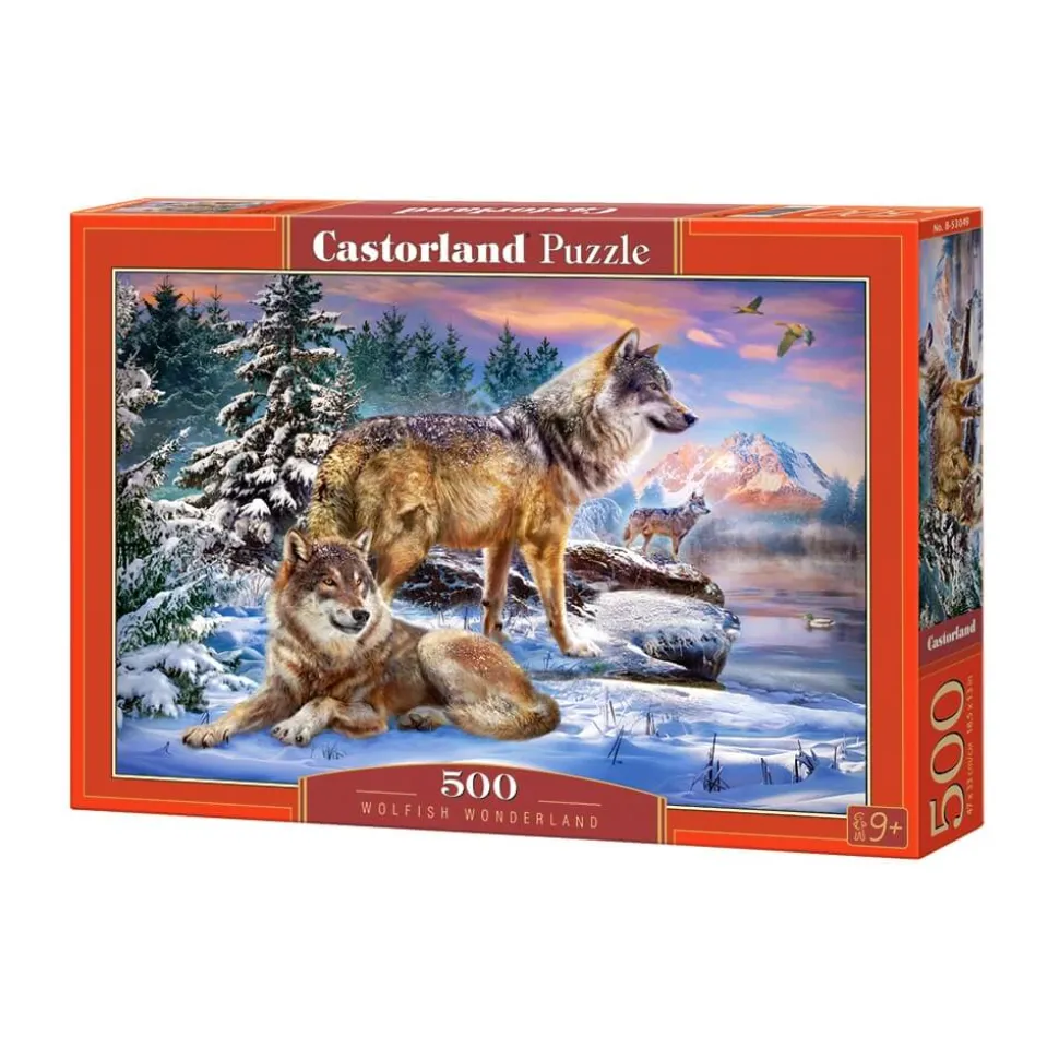 Puzzle 500 pièces : Wolfish Wonderland - Castorland