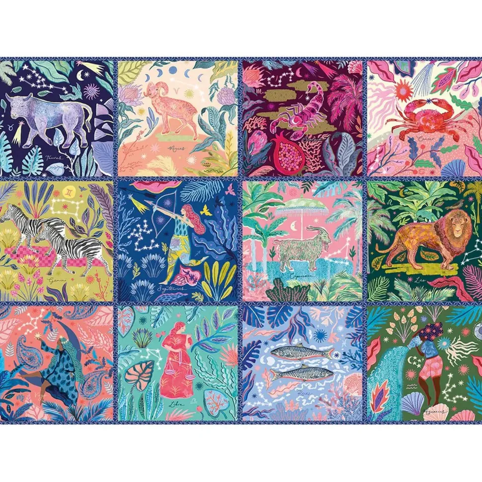 Puzzle 1000 pièces : Zodiaque Jungle - Gibsons