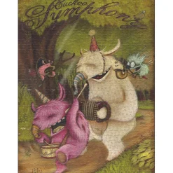 Puzzle 1500 pièces : Zozoville : Coucou Symphonie - Heye