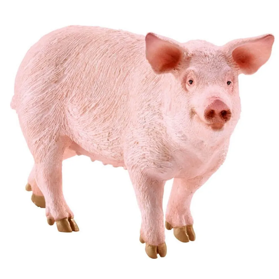 Puzzle 100 pièces avec figurine : Ferme et magasin de la ferme - Schmidt