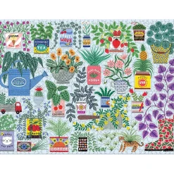 Puzzle 1000 pièces avec pieces forme : Planter Perfection - Galison