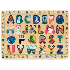 Puzzle 26 pièces bois : Puzzle ABC international - Djeco