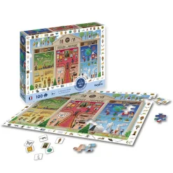 Puzzle 100 pièces Cherche et trouve - Le Musée du Monde - Sentosphère