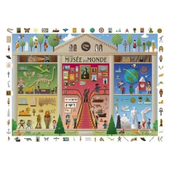 Puzzle 100 pièces Cherche et trouve - Le Musée du Monde - Sentosphère